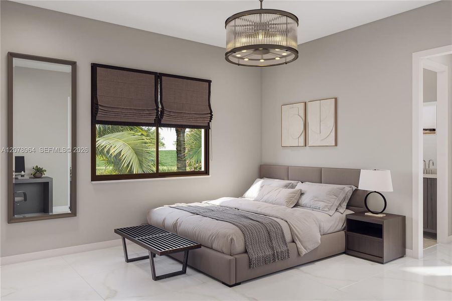 Furnished interior view inside a new home in Parkland Royale, Parkland (Image 8).