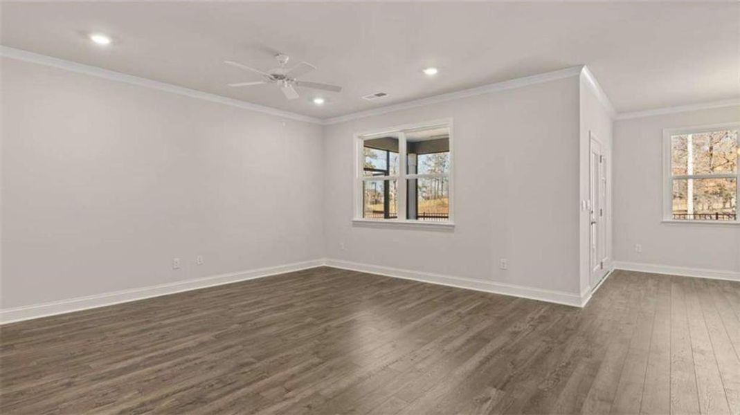 Spacious, unfurnished interior of a new home in Oak Ridge Meadows - Active Adult, Locust Grove (Image 13). Spacious, unfurnished interior of a new home in Oak Ridge Meadows - Active Adult, Locust Grove (Image 13).