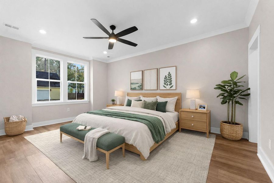 Furnished interior view inside a new home in , Summerville (Image 58).