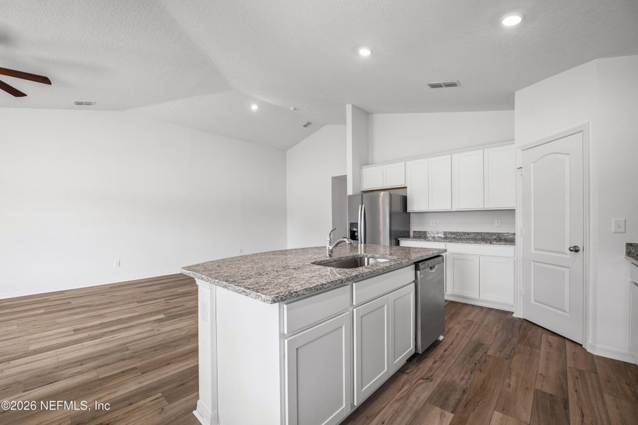 Furnished interior view inside a new home in Westport Landing, Jacksonville (Image 10).