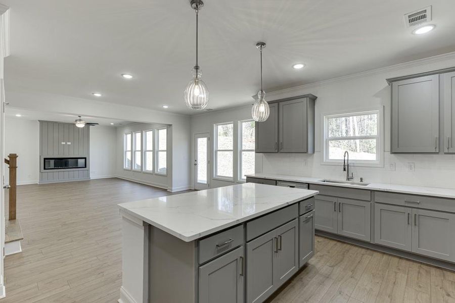 Furnished interior view inside a new home in , Commerce (Image 6).