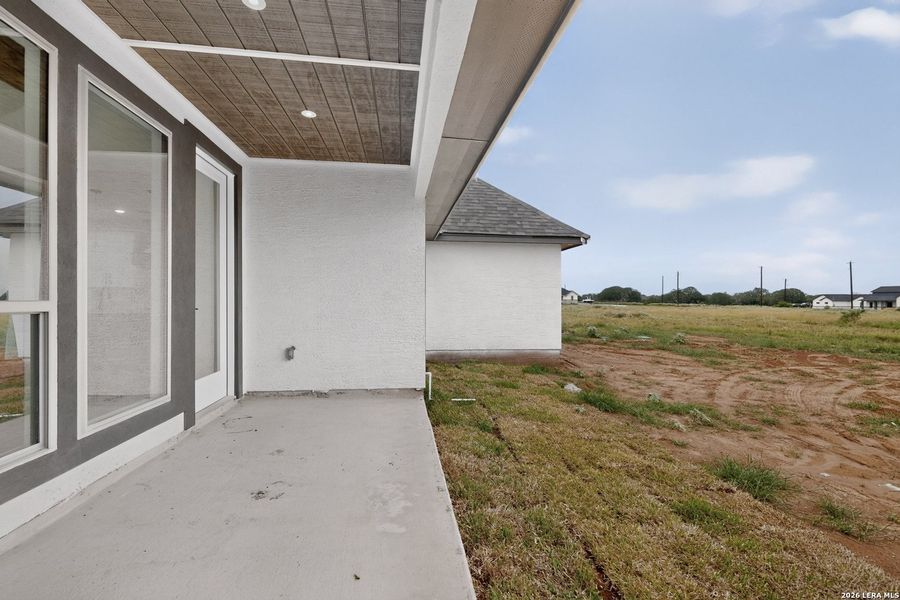 Exterior details and patio area of a home in , Floresville (Image 2). Exterior details and patio area of a home in , Floresville (Image 2).