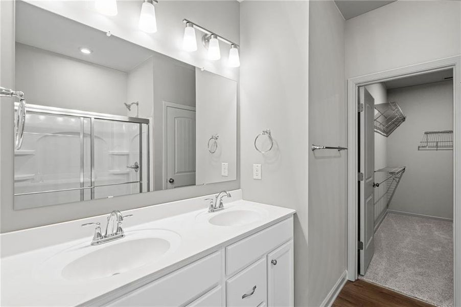 Furnished interior view inside a new home in Villas at Gold Creek, Dawsonville (Image 6). Furnished interior view inside a new home in Villas at Gold Creek, Dawsonville (Image 6).