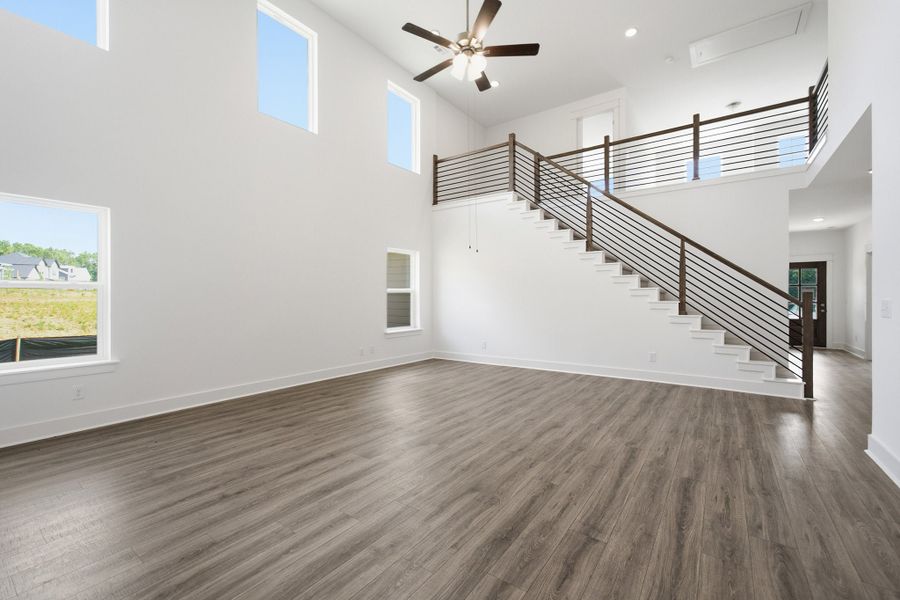 Spacious, unfurnished interior of a new home in Brush Creek, Fairview (Image 26). Spacious, unfurnished interior of a new home in Brush Creek, Fairview (Image 26).