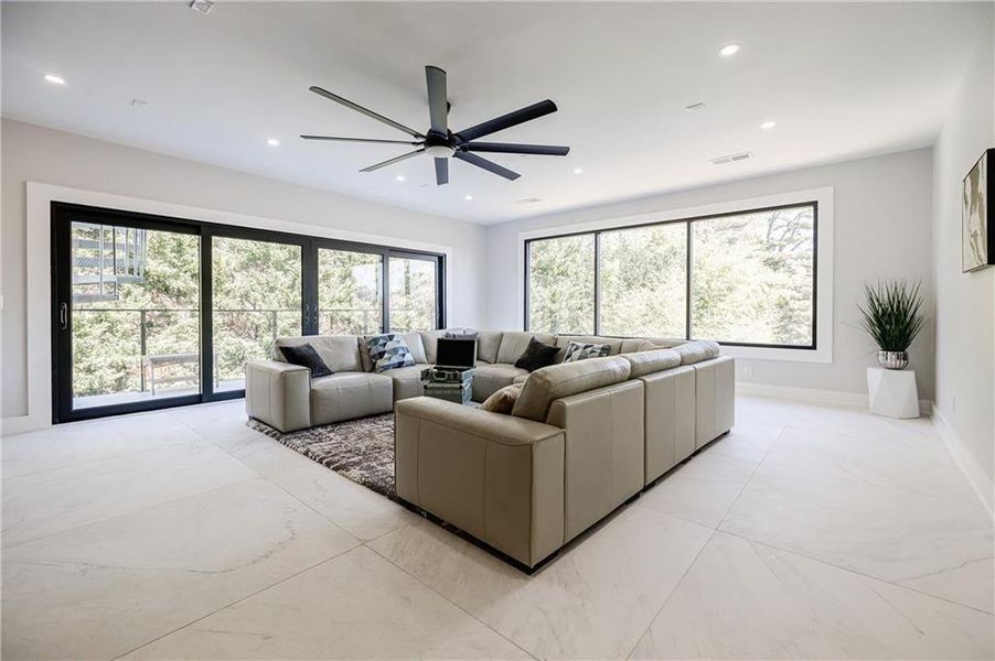 Furnished interior view inside a new home in , Marietta (Image 17).