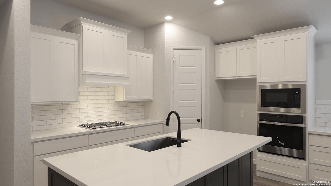 Furnished interior view inside a new home in Weston Oaks 55', San Antonio (Image 12). Furnished interior view inside a new home in Weston Oaks 55', San Antonio (Image 12).