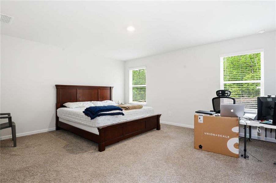 Furnished interior view inside a new home in Vistas at Towne Mill, Canton (Image 46).