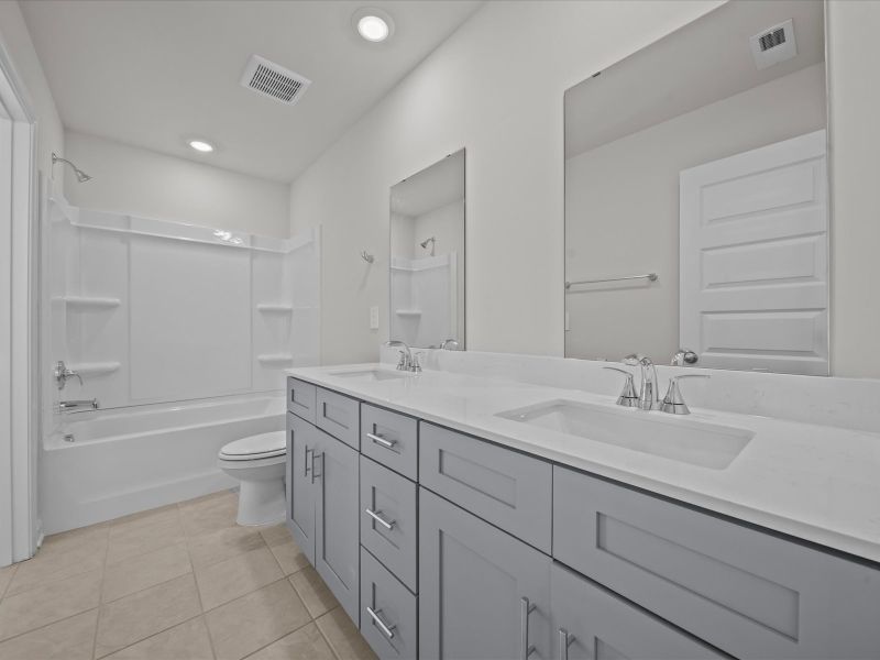 Furnished interior view inside a new home in Northbrook Village Townes, Taylors (Image 9).