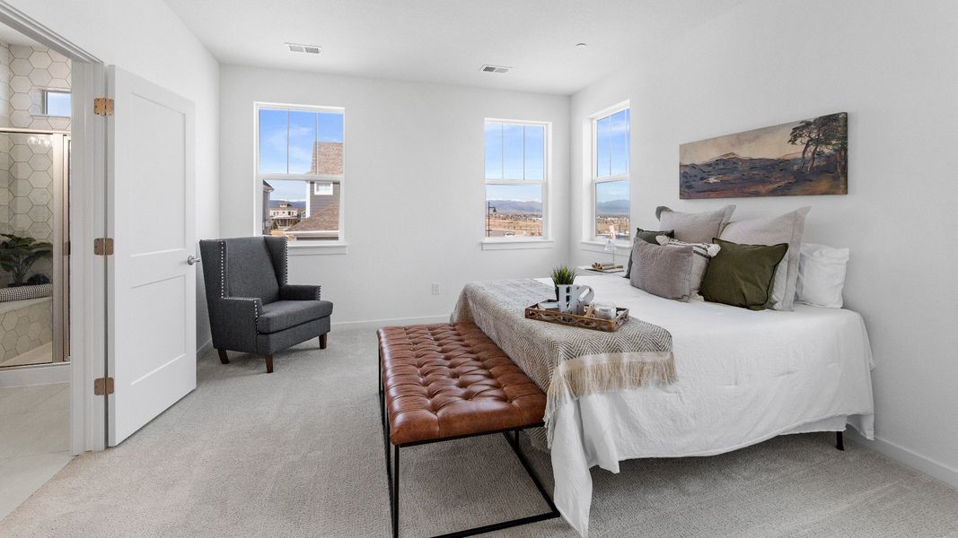 Furnished interior view inside a new home in Westerly, Erie (Image 6).