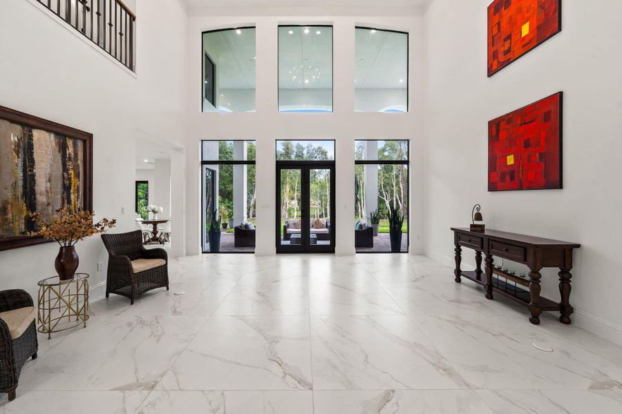 Furnished interior view inside a new home in , Palm Beach Gardens (Image 34).