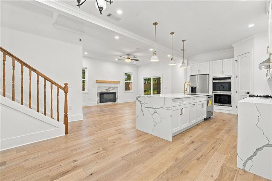 Furnished interior view inside a new home in , Decatur (Image 12).