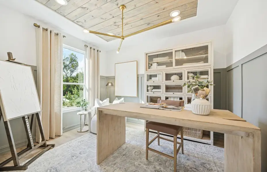 Furnished interior view inside a new home in Del Webb at Trinity Falls, McKinney (Image 19).