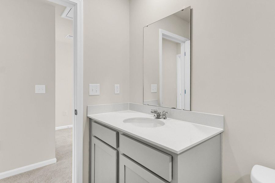 Furnished interior view inside a new home in Windward Village, Summerville (Image 15). Furnished interior view inside a new home in Windward Village, Summerville (Image 15).