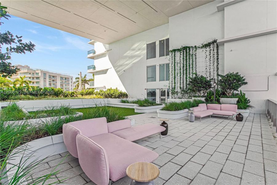 Exterior details and patio area of a home in , Miami Beach (Image 30).