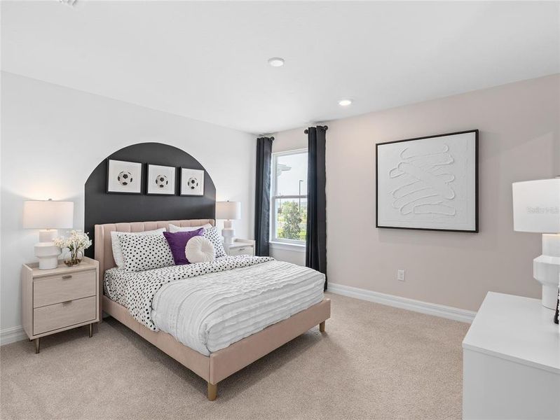 Furnished interior view inside a new home in Bridgewalk, St. Cloud (Image 25).