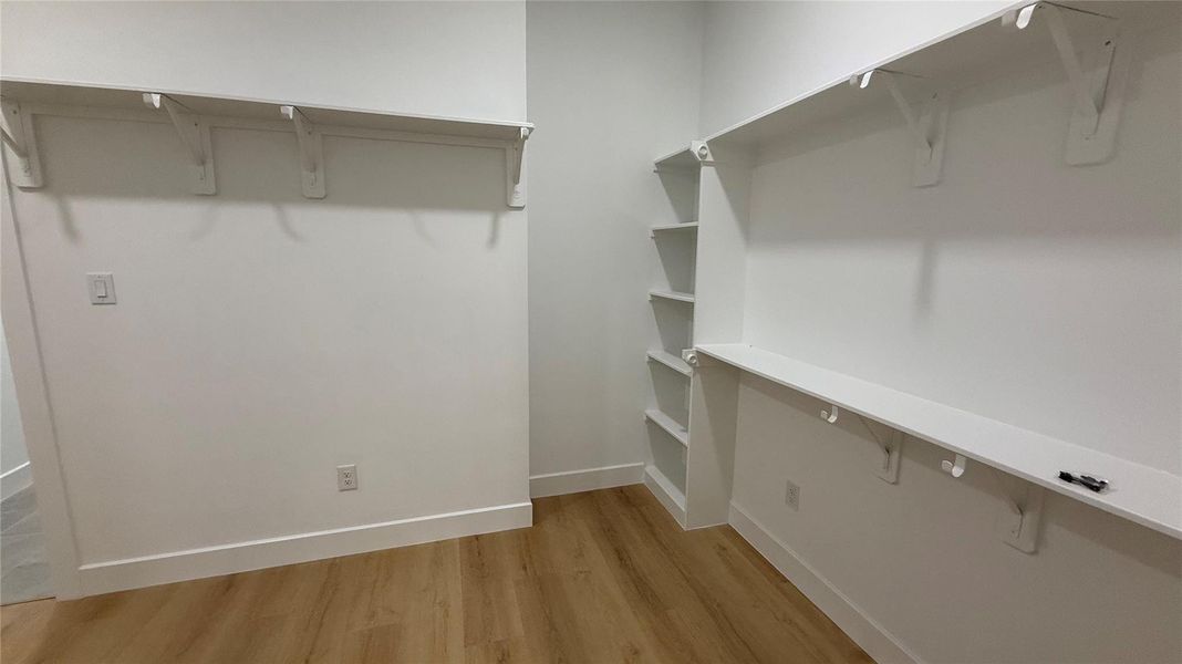 Primary walk in closet