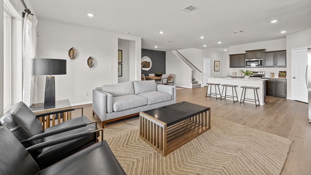 Furnished interior view inside a new home in Waverly Estates, Josephine (Image 30).