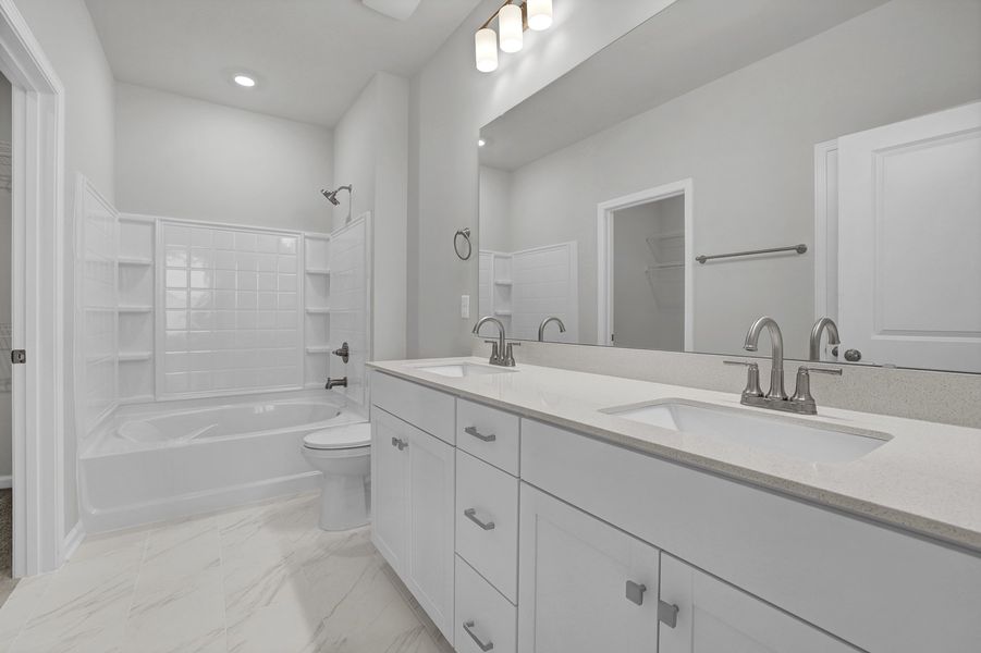 Furnished interior view inside a new home in Grand Park, Leland (Image 9).