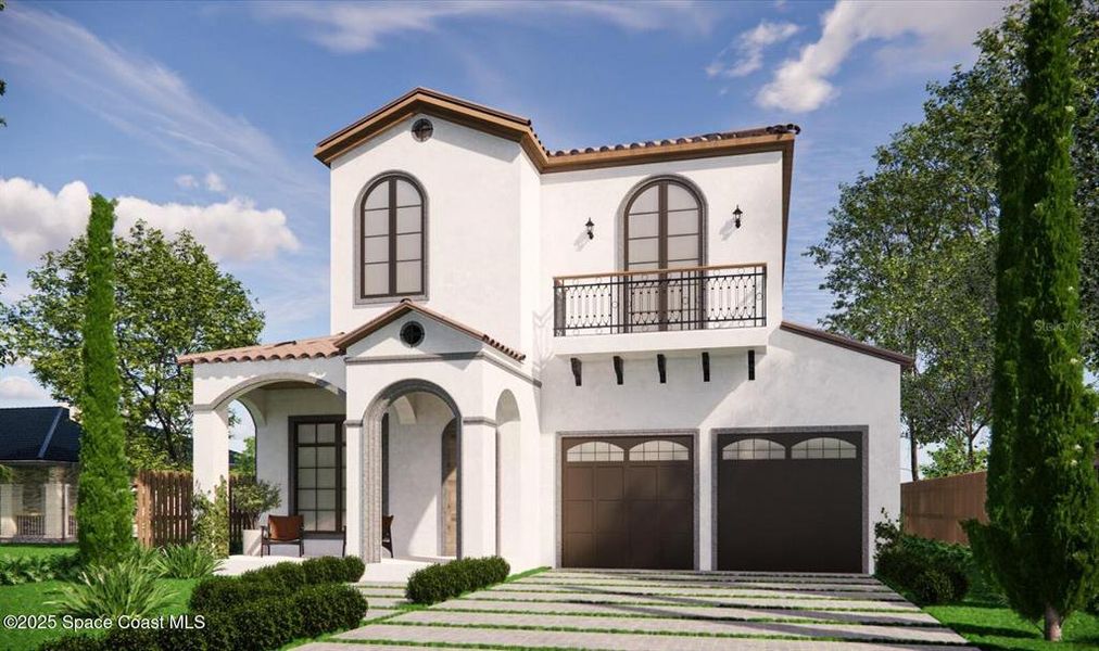 Front exterior of a new home in , Winter Park, FL, highlighting curb appeal (Image 25). Front exterior of a new home in , Winter Park, FL, highlighting curb appeal (Image 25).