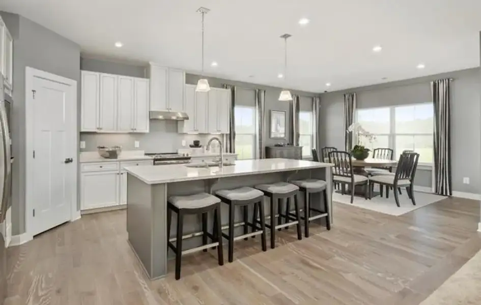 Furnished interior view inside a new home in , Commerce (Image 4).