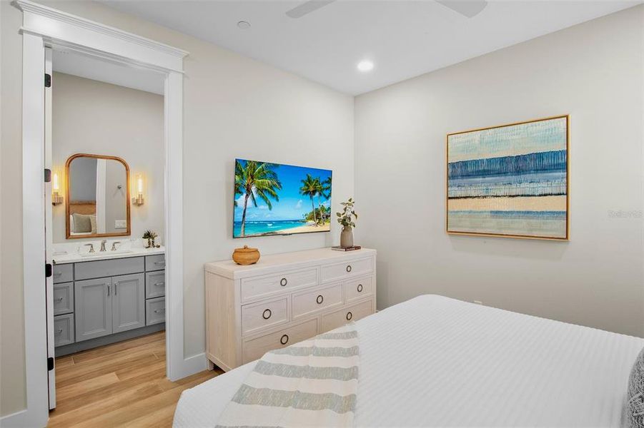 Furnished interior view inside a new home in , Sarasota (Image 36).