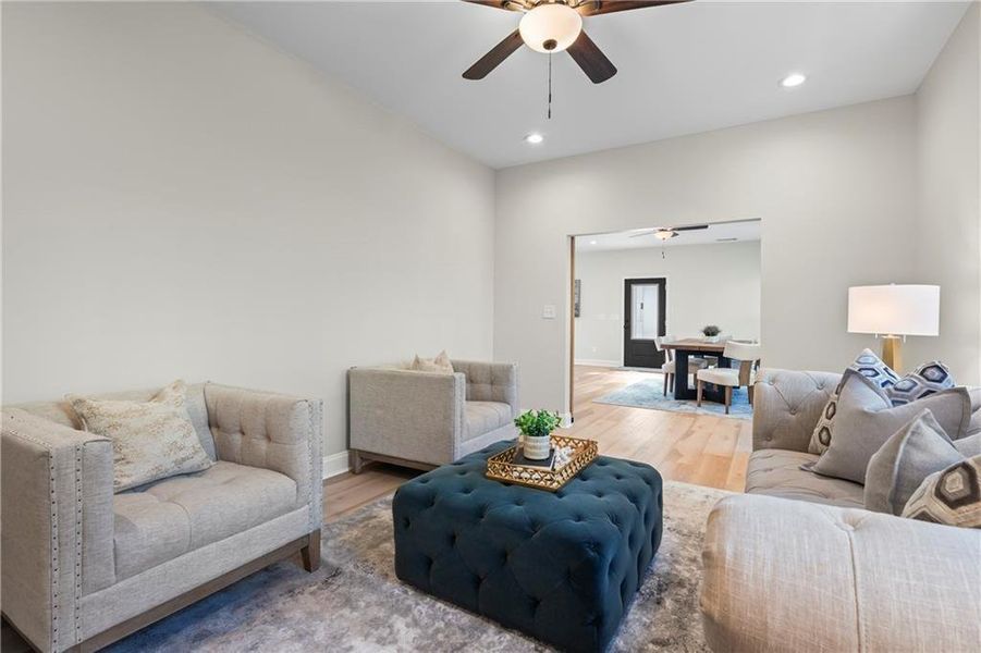 Furnished interior view inside a new home in , Gainesville (Image 17).