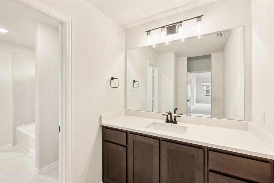 Furnished interior view inside a new home in Silo Mills, Joshua (Image 11).