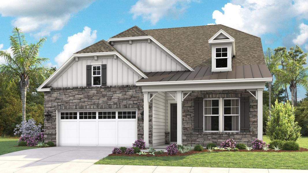 CS-Farmhouse Stone Elevation CS-Farmhouse Stone Elevation