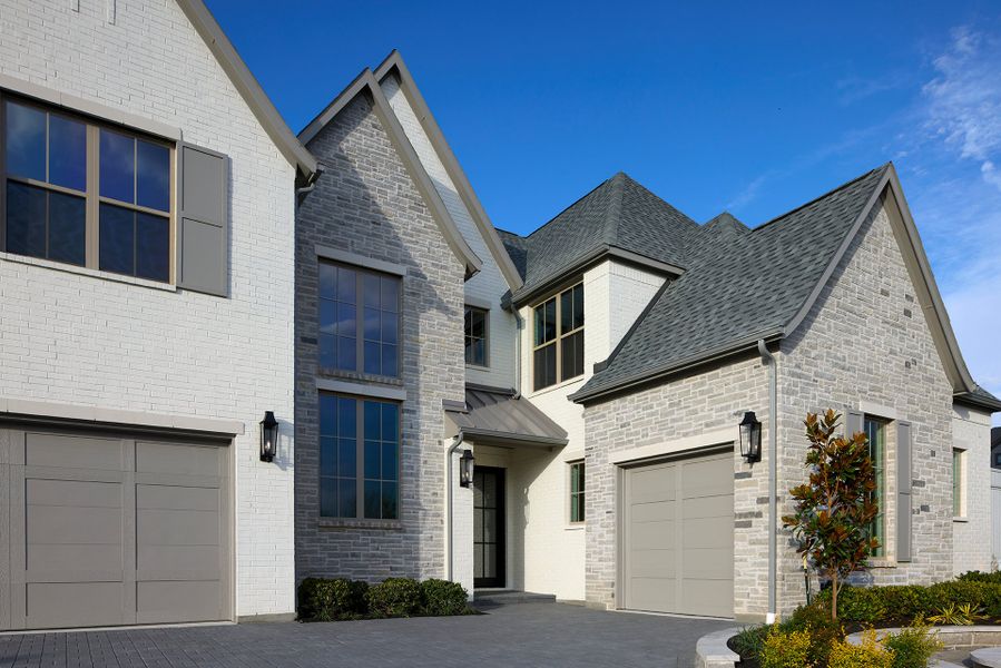 Front exterior of a new home in Park Place - 80' Lots, Prosper, TX, highlighting curb appeal (Image 26).