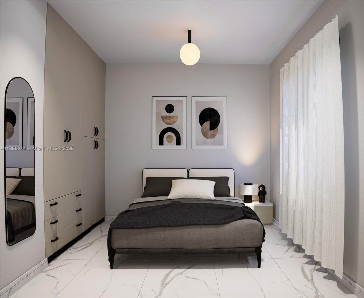 Furnished interior view inside a new home in , Florida City (Image 7).