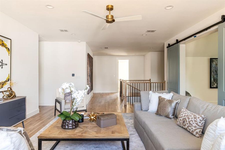 Furnished interior view inside a new home in , Dallas (Image 7).