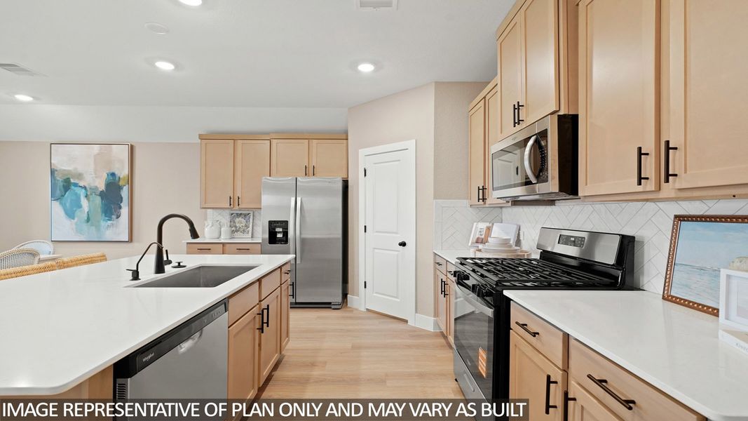 Furnished interior view inside a new home in Sunterra Lakes, Brookshire (Image 9).