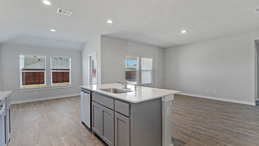 Furnished interior view inside a new home in Eagle Creek, Denton (Image 8).