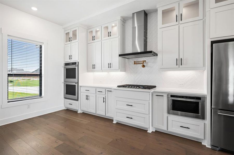 Furnished interior view inside a new home in The Woodlands, Krugerville (Image 8).