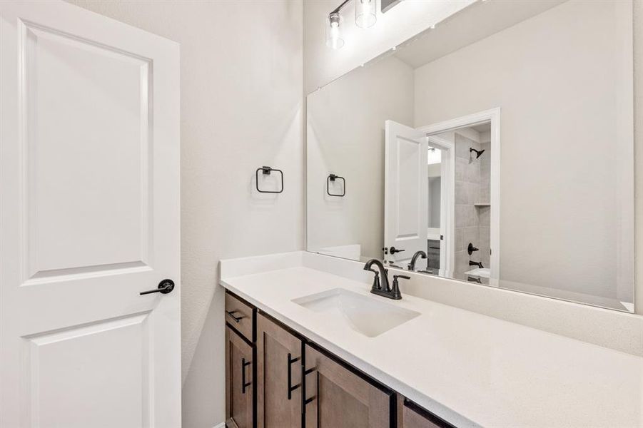 Furnished interior view inside a new home in Timberbrook, Justin (Image 12).