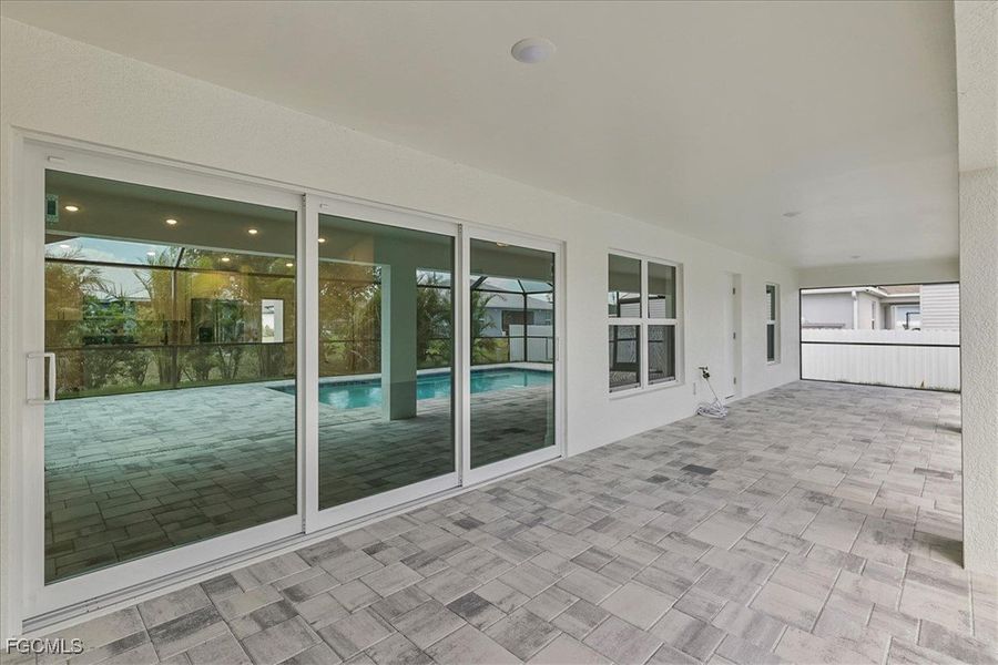 Exterior details and patio area of a home in Cape Coral, Cape Coral (Image 21).