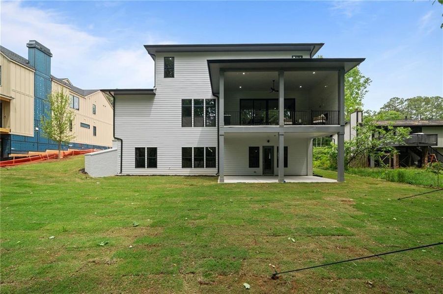 Exterior details and patio area of a home in , Alpharetta (Image 26).