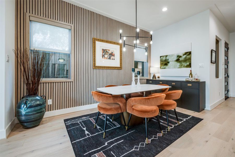 Furnished interior view inside a new home in , Houston (Image 11).