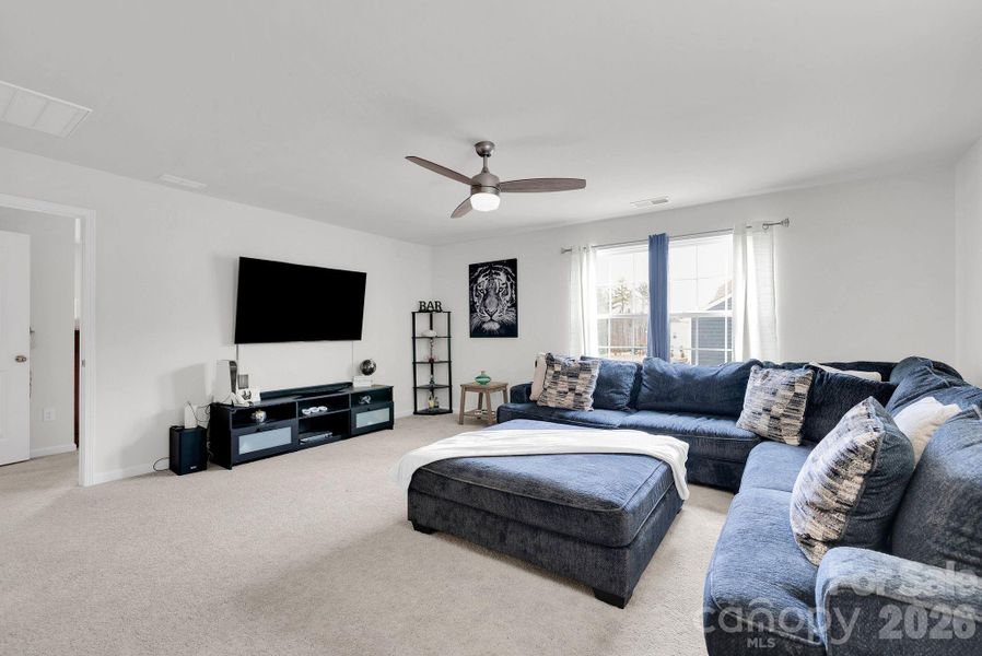 Furnished interior view inside a new home in Falls Cove at Lake Norman, Troutman (Image 16).