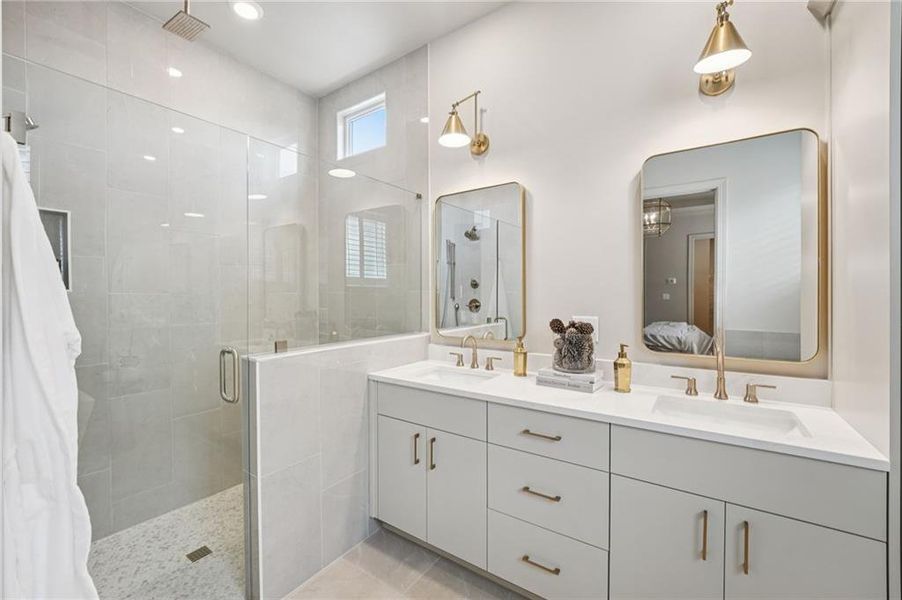 Furnished interior view inside a new home in Promenade at Sawnee Village, Cumming (Image 34).