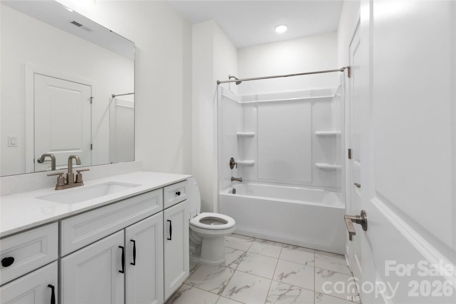 Furnished interior view inside a new home in , Hickory (Image 18).
