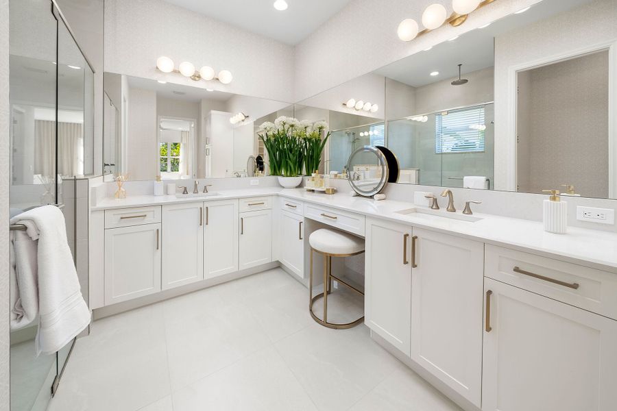 Representative furnished interior of a home built from the Eclipse by GL Homes in Valencia Sky (55+), Naples (Image 15).