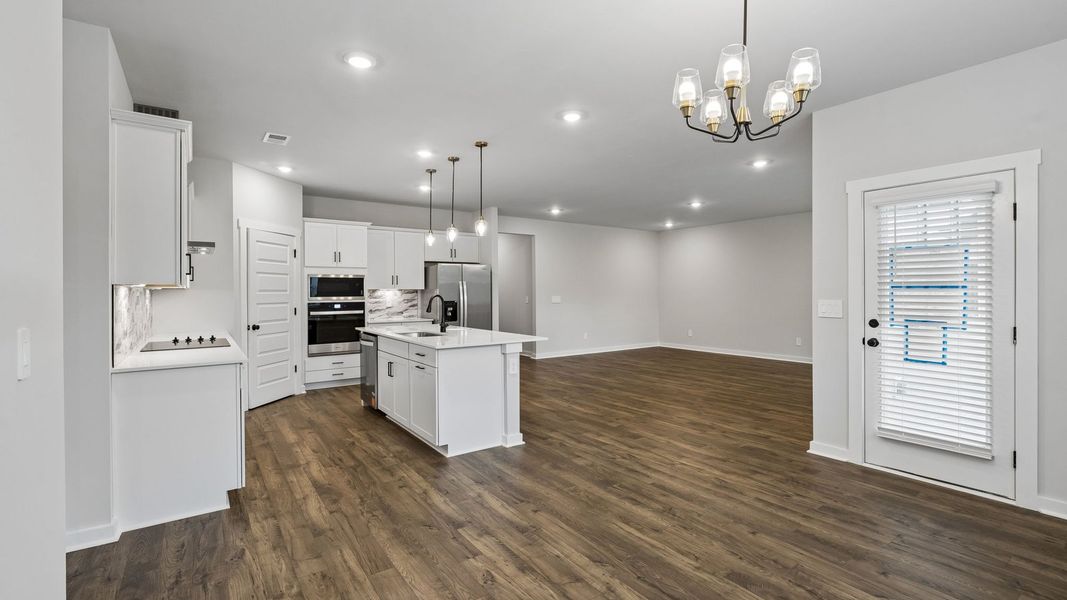 Furnished interior view inside a new home in Reserve at Hickory Ridge, Columbia (Image 16).