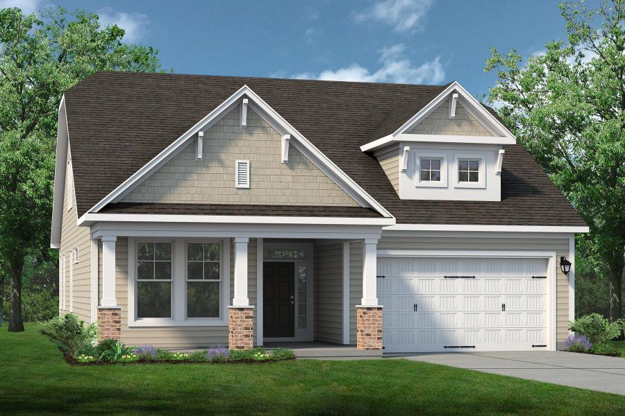 Representative exterior photo of a completed home built from the The Shorebreak by Chesapeake Homes in Coastal Club of the Carolinas, Calabash, NC (Image 23).