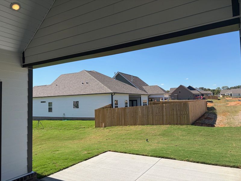 Exterior details and patio area of a home in Cumberland Estates, Fairview (Image 2).
