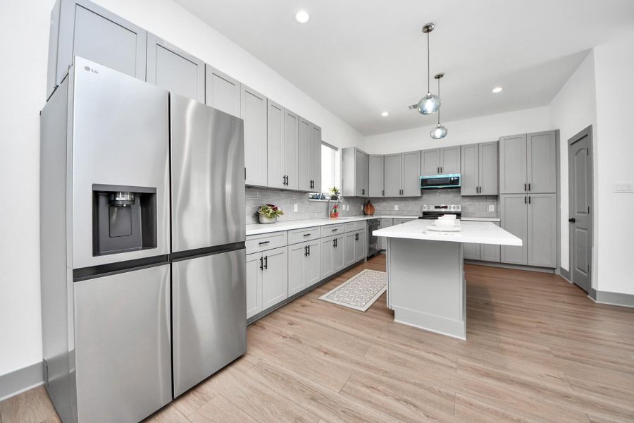 Furnished interior view inside a new home in , Houston (Image 11).