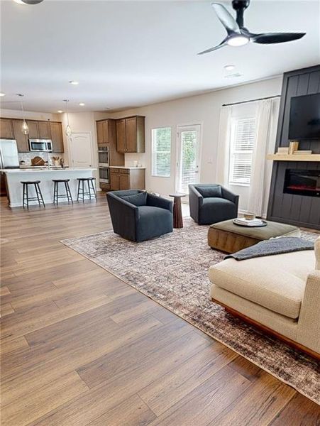 Furnished interior view inside a new home in , Social Circle (Image 9).