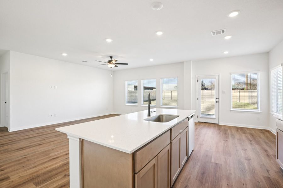 Furnished interior view inside a new home in Sonterra, Jarrell (Image 4).