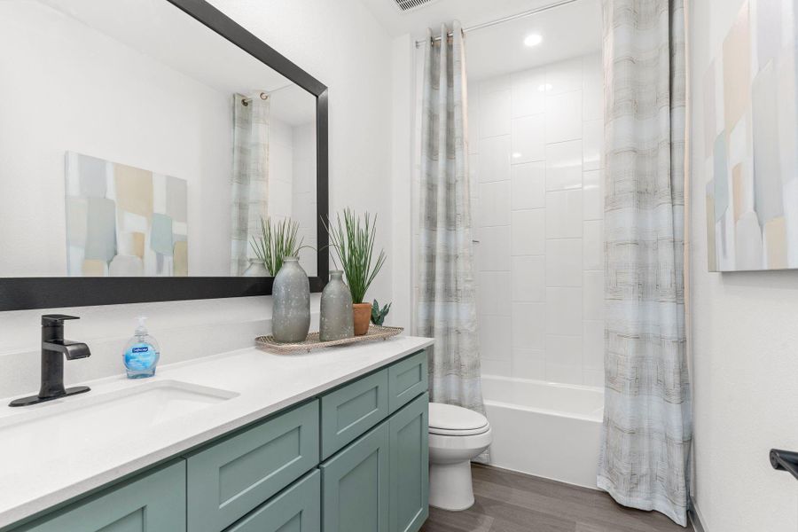 Furnished interior view inside a new home in , League City (Image 34). Furnished interior view inside a new home in , League City (Image 34).