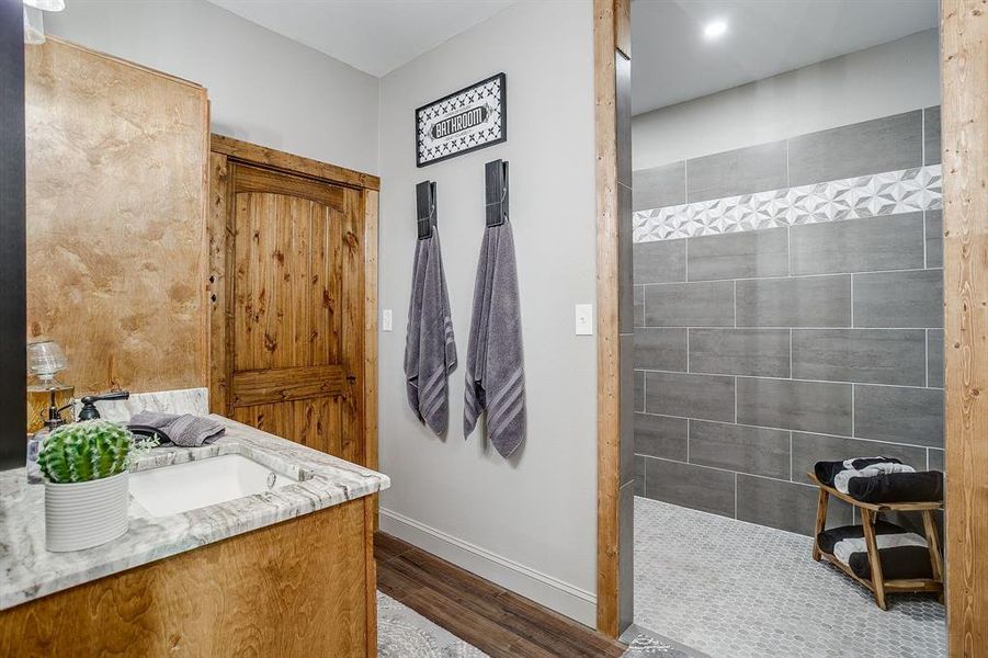 Furnished interior view inside a new home in , Blum (Image 34).